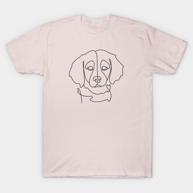 Valentine dog T-Shirt by Xatutik-Art